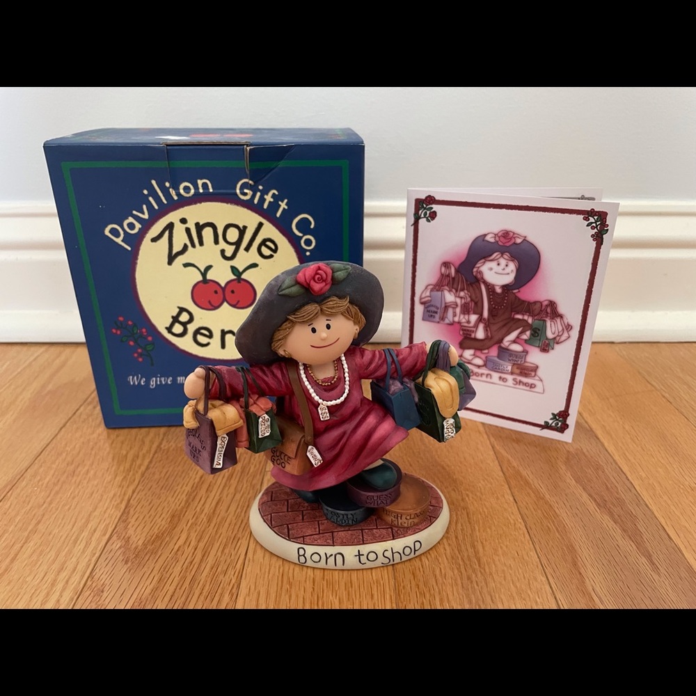 New Born to Shop Figurine